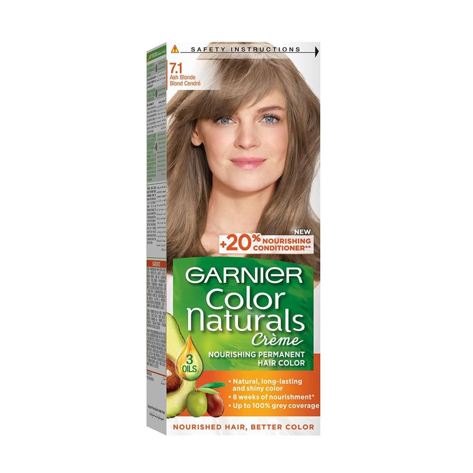 Garnier Color Naturals Hair Dye 7.1 ash blonde