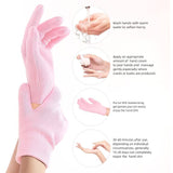 Offer Gel Gloves to Moisturize Hands with Jojoba Oil, Olive Oil and Vitamin E - 3 Pieces