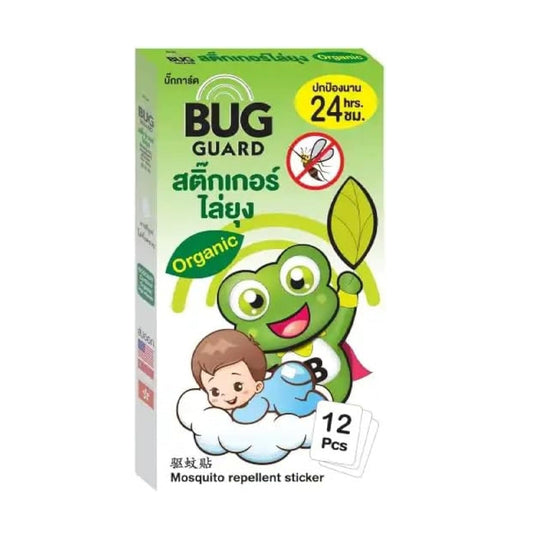Happy Noz Bug Guard For Repelling Mosquitoes And Insects Organic 12 patches 