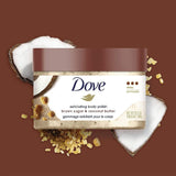 Dove Body Polish Scrub with Brown Sugar and Shea Butter - 298 gm