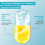 غارنييه غسول وجه سكن ايكتيف تنقية سريعة للبشرة المعرضة للحبوب بفيتامين سي 250 مل