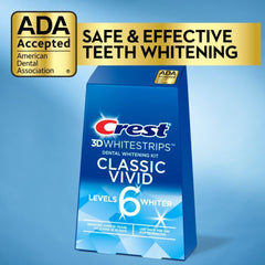 كرست 3D لصقات تبييض الاسنان 6 مراحل - 20 لصقة