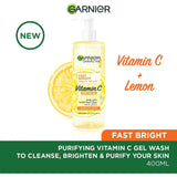 Garnier Face Gel Cleanser Fast Brightening Vitamin C and Lemon Extract 400 ml