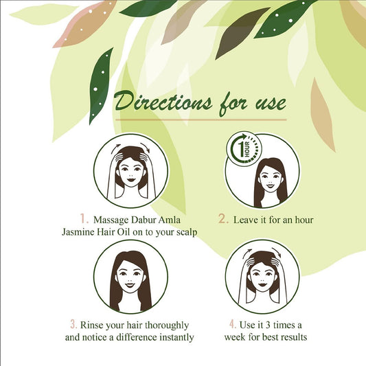 دابر املا زيت شعر ياسمين للشعر الملون