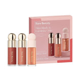 رير بيوتي احمر خدود سائل 3 قطع ميني اند لومينايز تريو