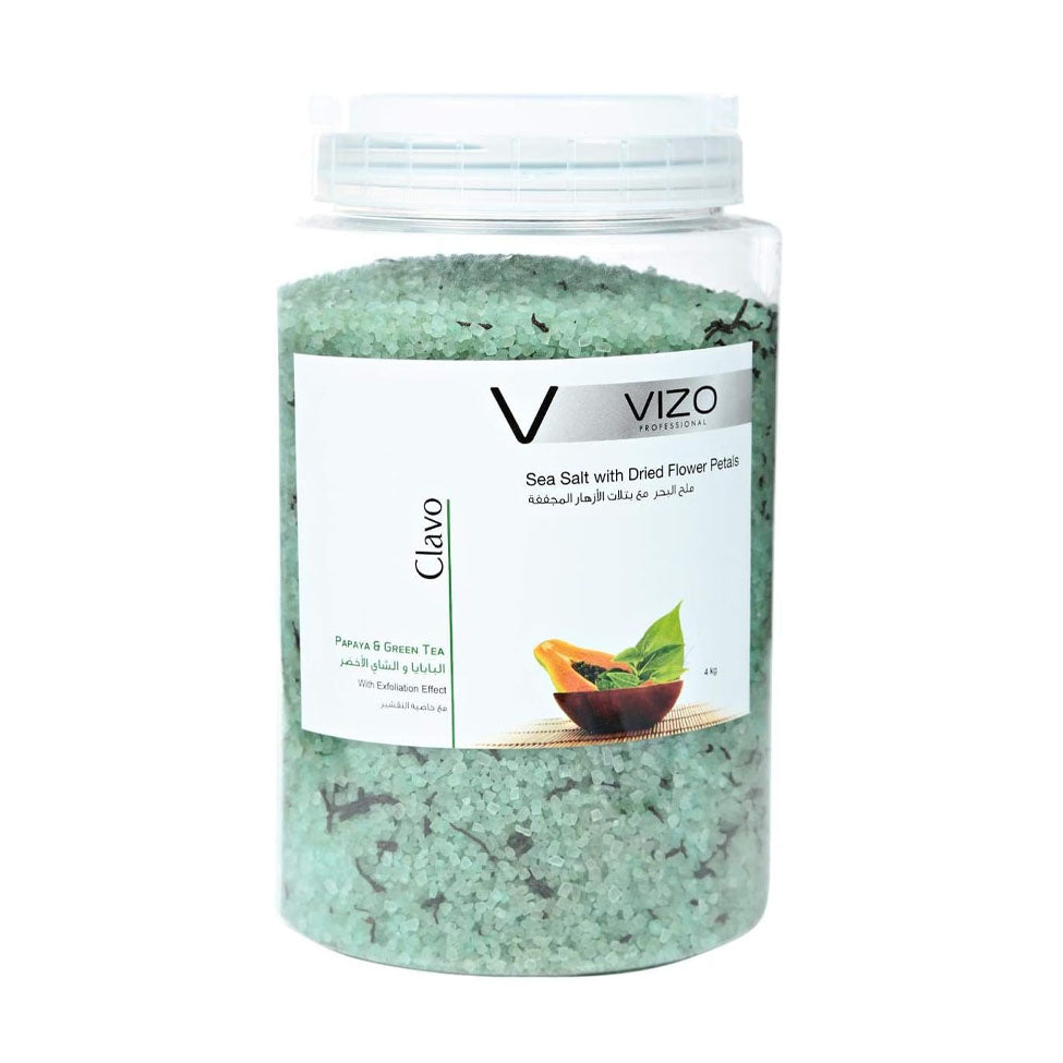 Clavo sea salt with papaya and green tea vizo 4000 grams