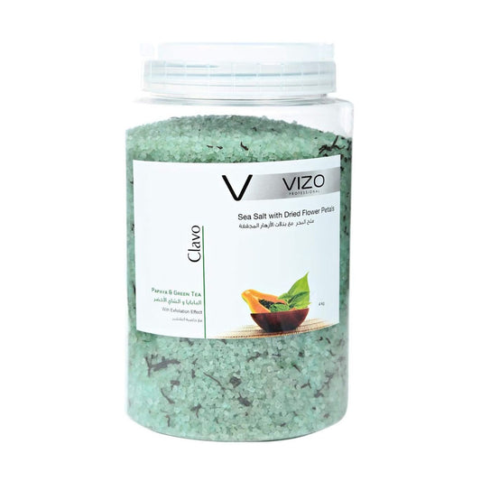 Clavo sea salt with papaya and green tea vizo 4000 grams
