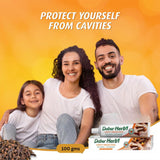 معجون اسنان عشبي قرنفل 100 جم x4 + فرشاة اسنان من دابر