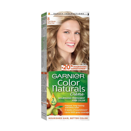 Garnier Color Naturals Hair Dye Light Blonde 8