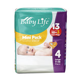 Baby Life Diapers Savings Pack 7-14 Kg No.4- 13 Diapers