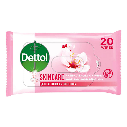 Dettol Antiseptic Wipes For Sensitive Skin 20 Wipes