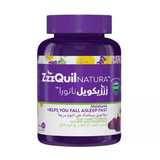 ZzzQuil Natura 60 Gelatin Capsules