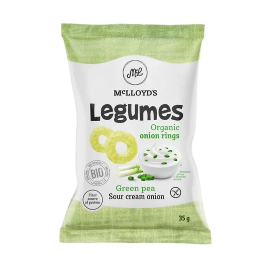 McLloyds Organic Pea Rings with Sour Cream and Onion Flavor 35 g