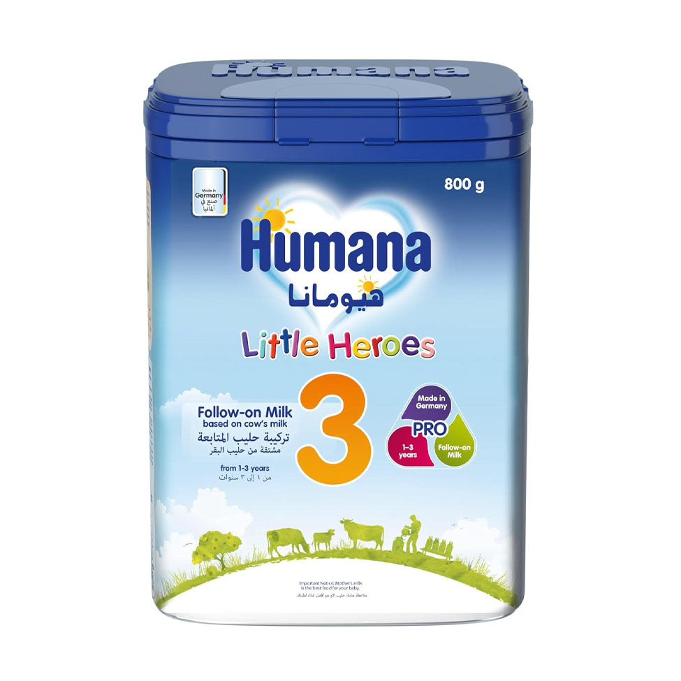 هيومانا 3 تركيبة حليب بروبلنس للاطفال 1-3 سنة 800 جم |  صيدلية.كوم.