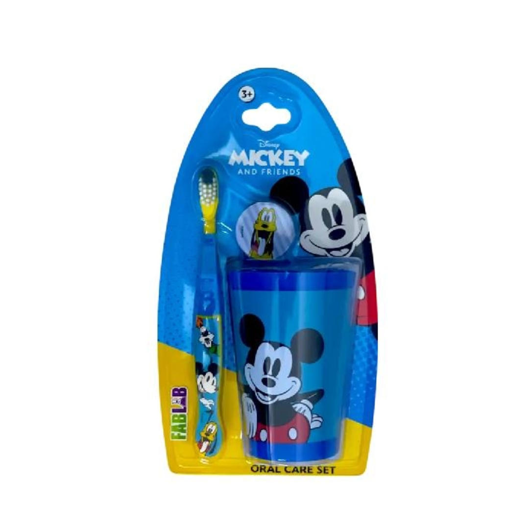ديزني فرشاة أسنان أطفال فاب لاب ميكي مع كاس |  صيدلية.كوم.