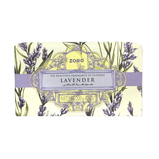 Zoro Lavender Flower Soap Bar 200 Gm