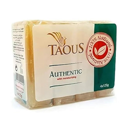 الطاووس صابون طبيعي 100% عدد 4×120 جم
