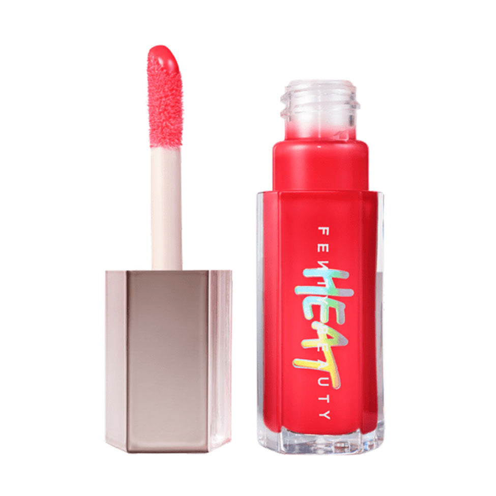 Fenty Beauty Lip Gloss and Plumper Bomb Heat Hot Cherry 01