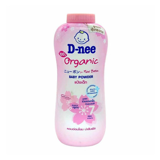 D-Nee Sakura Organic Newborn Baby Powder 350 ml