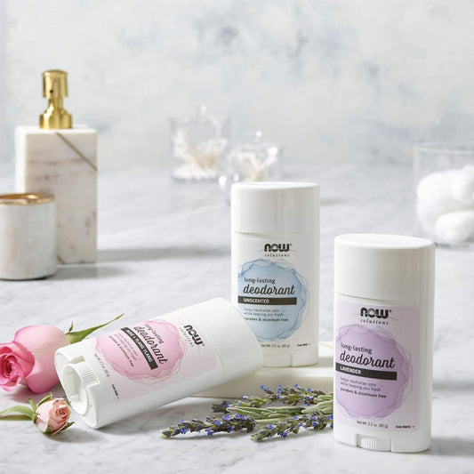 ناو فودز مزيل عرق يدوم طويلاً برائحة اللافندر 