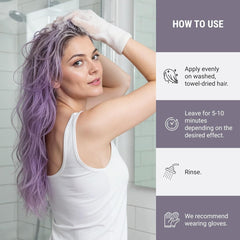 Lakme Technia Grey Lilac Hair Mask with Lilac Color Enhancer 250 ml