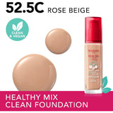 Foundation 30ml Healthy Mix Rose Beige 52.5C By Bourjois