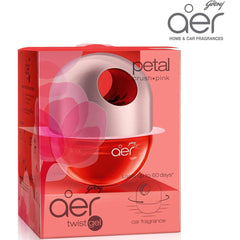 Godrej Air Freshener Aer Twist Gel Petal Crush Pink 45 Ml