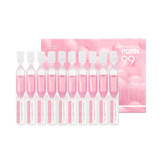 أمبولات السالمون عالية النقاء بنسبة 99% مع PDRN 10 امبولات × 1.5 مل من ميديكيوب
