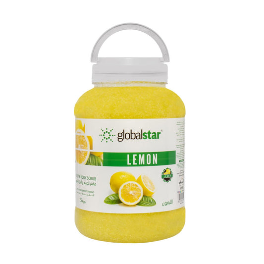 مقشر للجسم والارجل بخلاصة الليمون 5 كيلو من جلوبال ستار |  صيدلية.كوم.