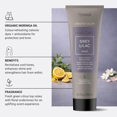 Lakme Technia Grey Lilac Hair Mask with Lilac Color Enhancer 250 ml