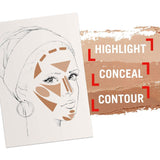 Rimmel Insta Concealer &amp; Contour Palette - Dark