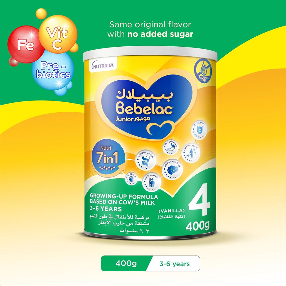 Bebelac Junior Milk Stage 4 From 3-6 Years Old - 400 Grams