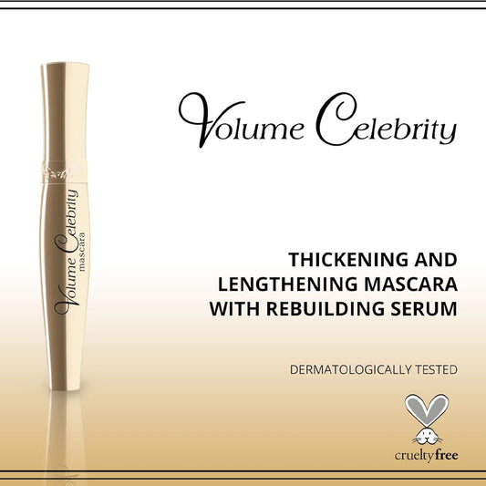 Eveline Cosmetics Volume Celebrities Mascara Deep Black