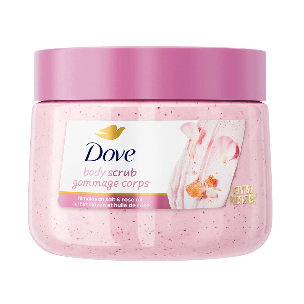 Dove Body Scrub With Himalayan Salt And Rose Oil 425 Gm