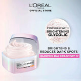 Loreal Day Cream 50 ml Glycolic Bright for Radiance with Sun Protection 17