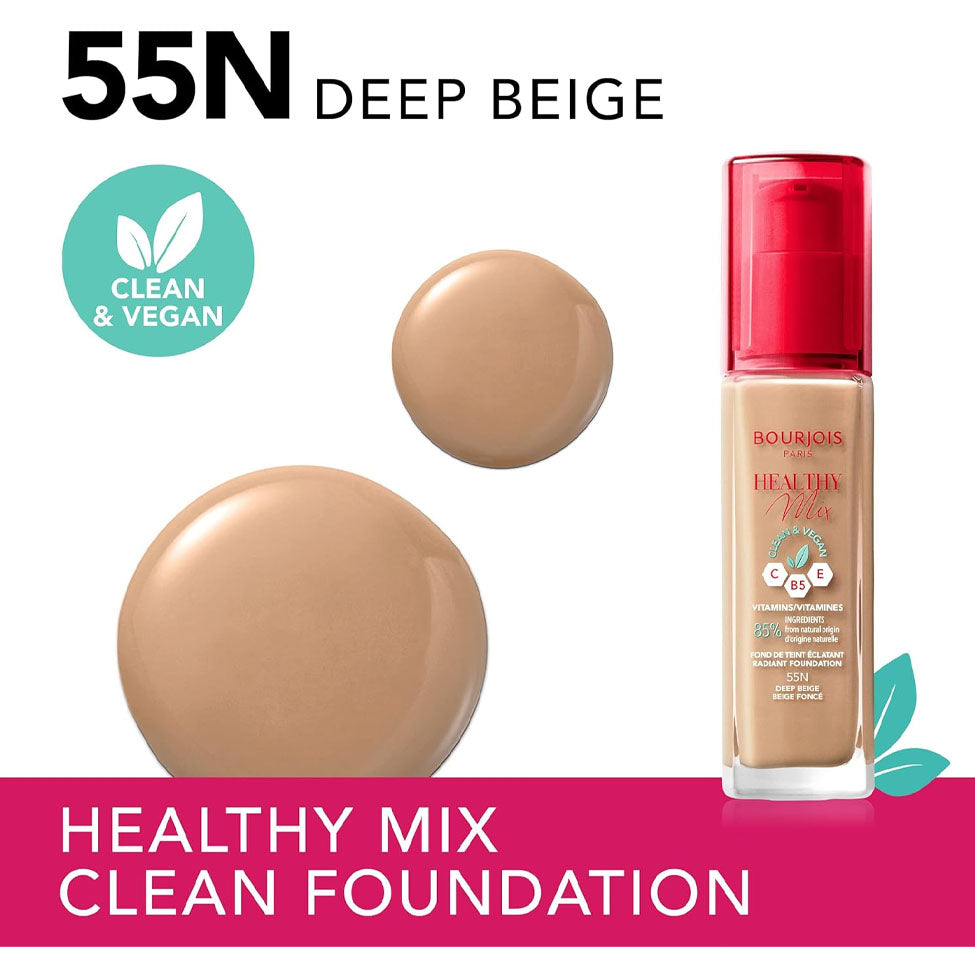 Bourjois Foundation Healthy Mix 55N Deep Beige