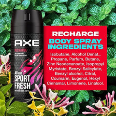 Axe Recharge Deodorant 150 Ml
