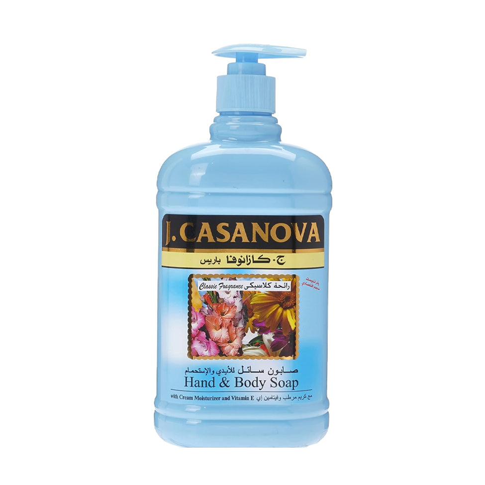 Classic liquid soap for hands and shower 500 ml by J. Casanova