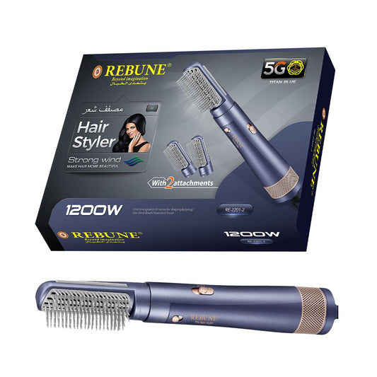 مصفف شعر أزرق 1200 واط موديل RE-2201-2 من ريبون