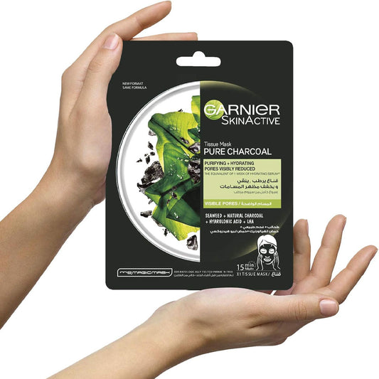 Garnier charcoal moisturizing mask to remove pores