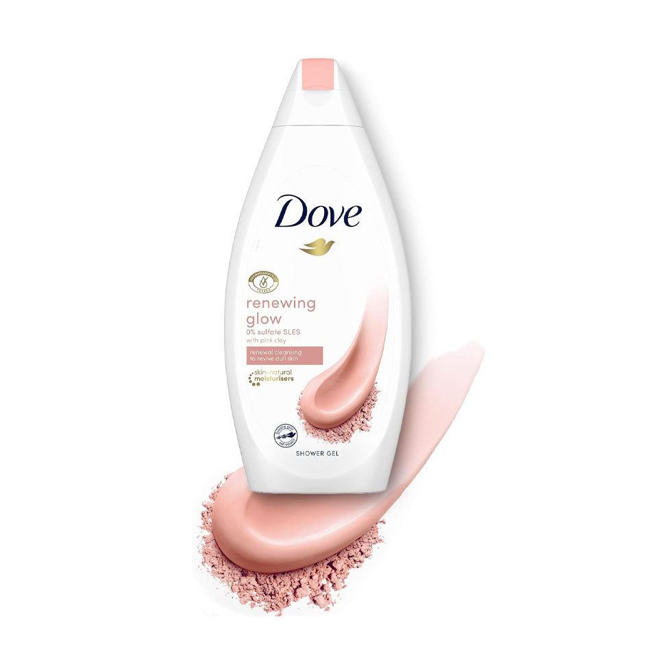 Dove Shower Gel Shine Renewal Pink Clay 500ml