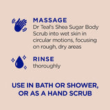 Dr.Teal's Body Scrub With Sugar, Shea Butter, And Almond Oil 538 Gm