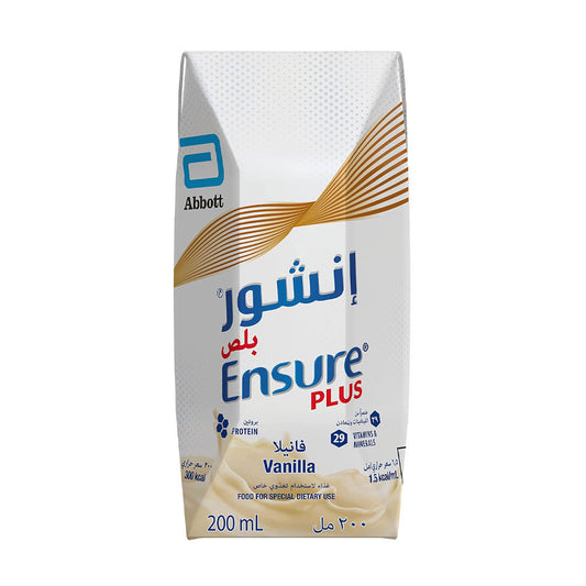 حليب إنشور بلص بالفانيلا 200 مل × 18 عبوة |  صيدلية.كوم.