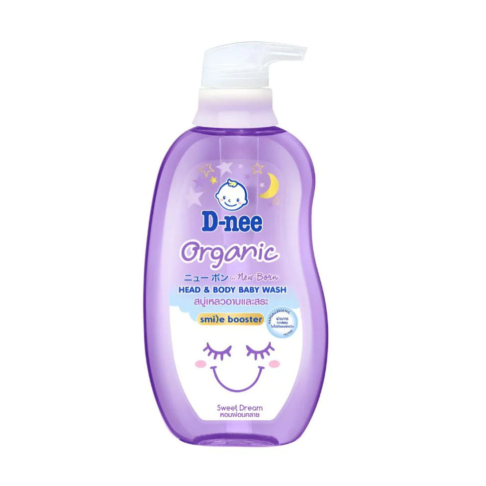 D-Nee Baby Shampoo & Shower Gel Organic For Newborns Sweet Dream