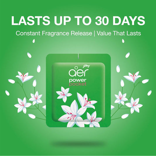 غودريج معطر المنزل اير باور بوكيت بالياسمين 10 جرام