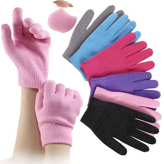 عرض قفازات جل لترطيب اليدين بزيت الجوجوبا وزيت الزيتون 3 قطع |  صيدلية.كوم.