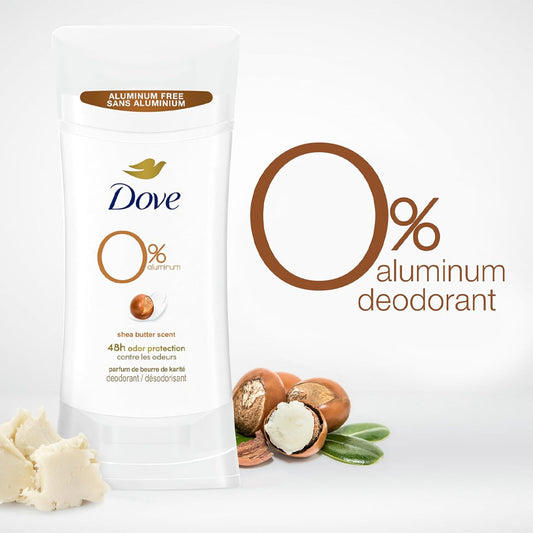 Dove Deodorant 0% Aluminum With Shea Butter 74g