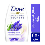 Dove Relaxing Routine Body Wash - Lavender Oil &amp; Rosemary Extract with Loofah 250ml