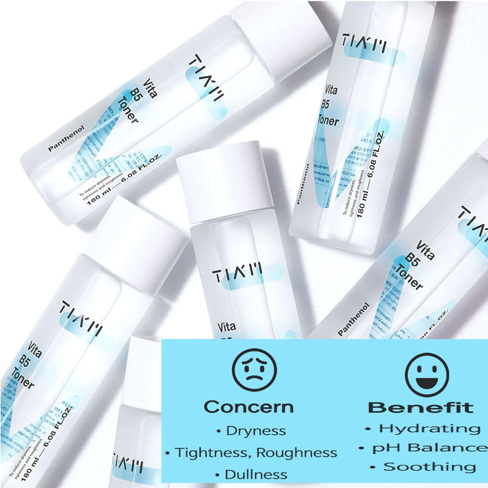 تيام تونر للوجه البيتيدات والكولاجين وفيتامين بي 5 بدون عطور لترطيب البشرة 180 مل |  صيدلية.كوم.