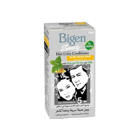 Bigen Natural Black Hair Dye Speedy Hair Color Treatment 881